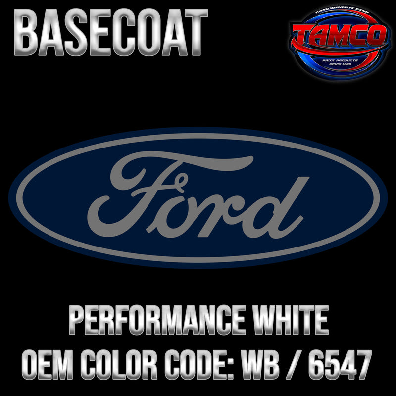 Ford Performance White | WB / 6547 | 1993-1997 | OEM Basecoat