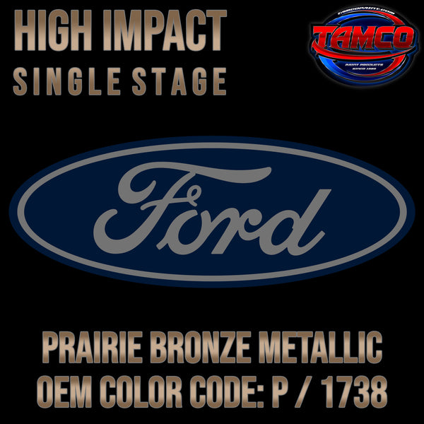 Ford Prairie Bronze Metallic | P / 1738 | 1964-1965 | OEM High Impact Single Stage