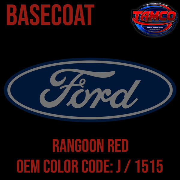 Ford Rangoon Red | J / 1515 | 1961-1979 | OEM Basecoat