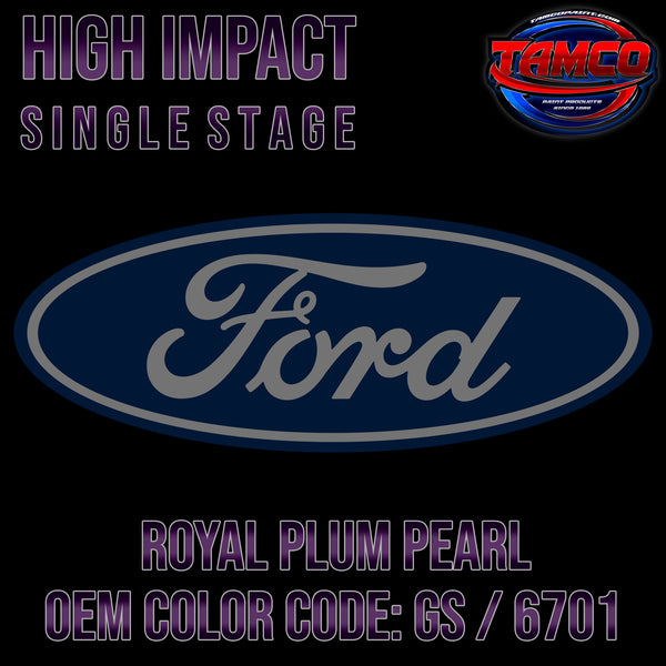 Ford Royal Plum Pearl | GS / 6701 | 1996-1997 | OEM High Impact Single Stage