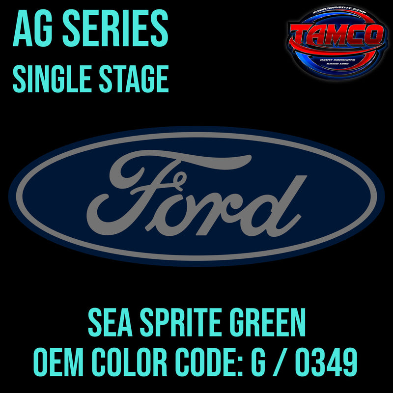 Ford Sea Sprite Green | G / 0349 | 1955-1956 | OEM AG Series Single Stage