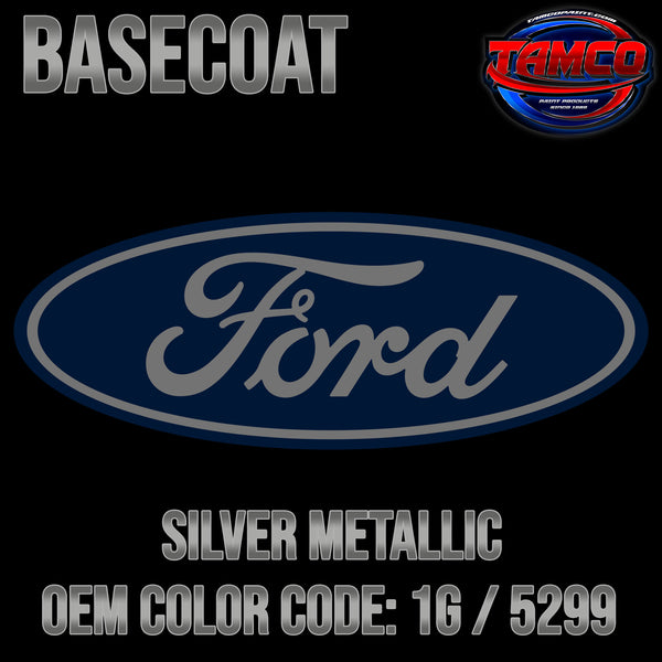 Ford Silver Metallic | 1G / 5299 | 1973-1983 | OEM Basecoat