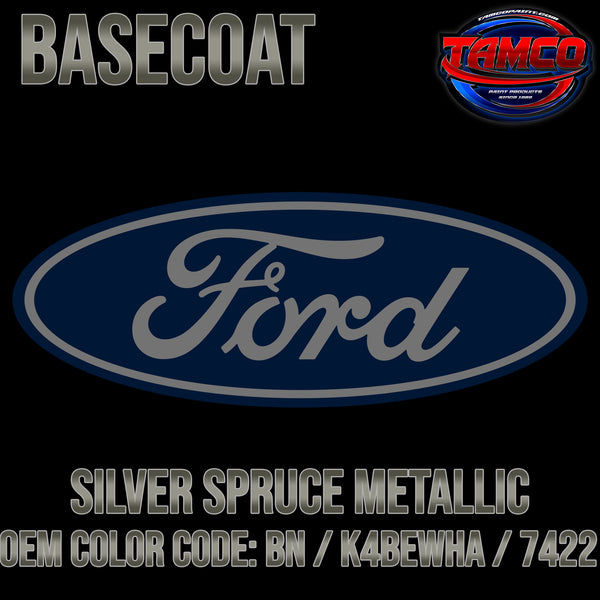 Ford Silver Spruce Metallic | BN / K4BEWHA / 7422 | 2019-2021 | OEM Basecoat