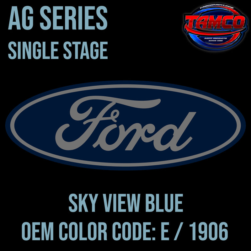 Ford Sky View Blue | E / 1906 | 1968-1971 | OEM AG Series Single Stage
