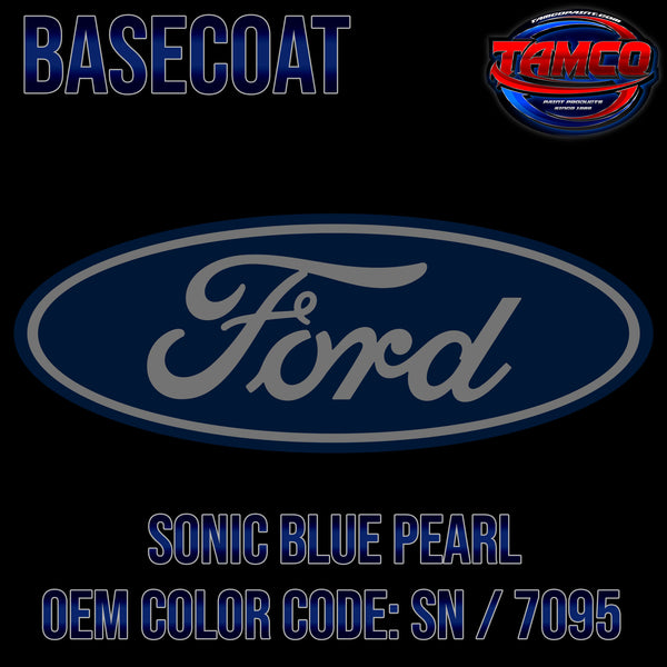 Ford Sonic Blue Pearl | SN / 7095 | 2002-2012 | OEM Basecoat