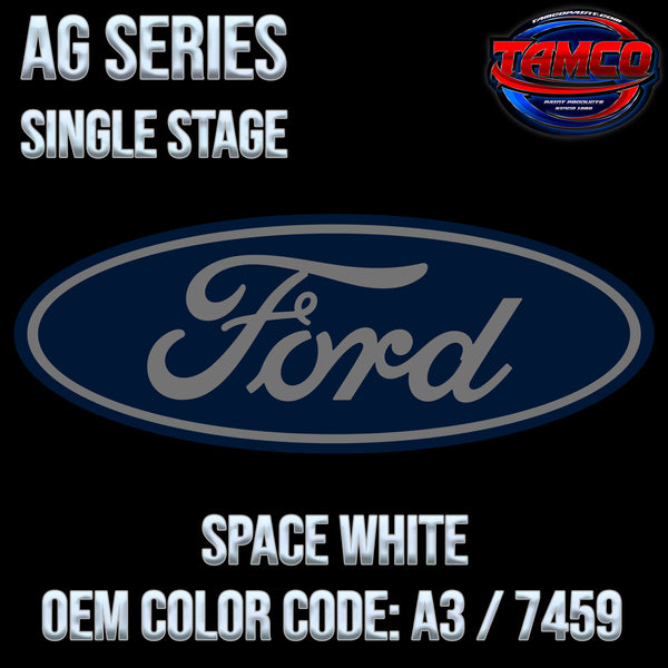 Ford Space White | A3 / 7459 | 2021-2022 | OEM High Impact Single Stage