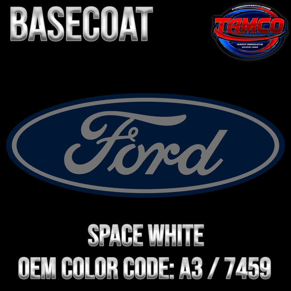 Ford Space White | A3 / 7459 | 2021-2022 | OEM Basecoat