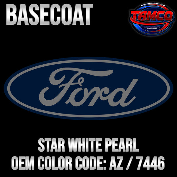 Ford Star White Pearl | AZ / 7446 | 2020-2023 | OEM Tri-Stage Basecoat