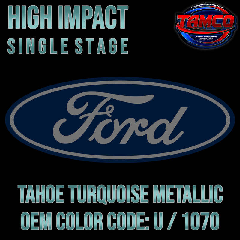 Ford Tahoe Turquoise Metallic | U / 1070 | 1964-1970 | OEM High Impact Single Stage