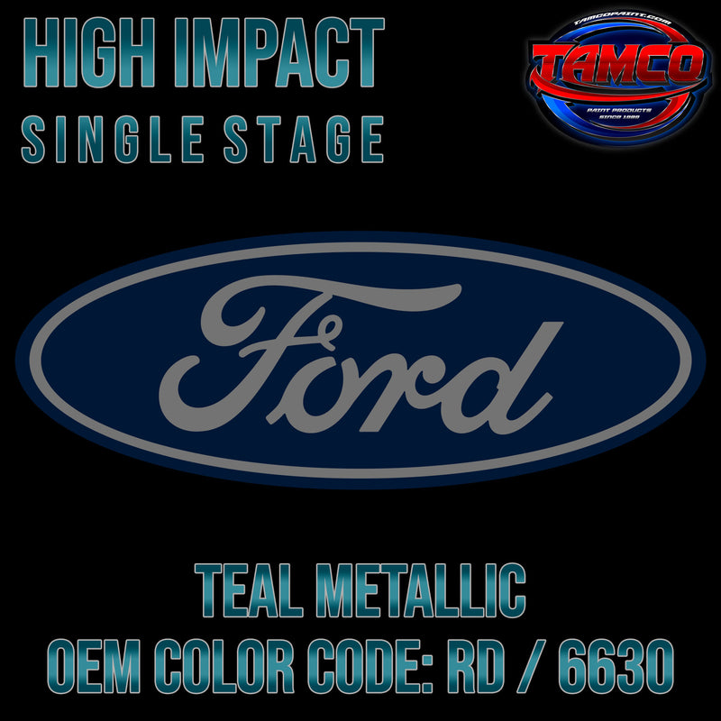 Ford Teal Metallic | RD / 6630 | 1993-1999 | OEM High Impact Single Stage