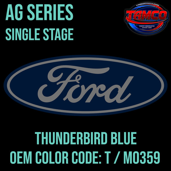 Ford Thunderbird Blue | T / M0359 | 1954-1955 | OEM AG Series Single Stage