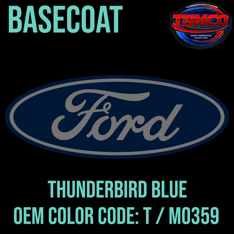 Ford Thunderbird Blue | T / M0359 | 1954-1955 | OEM Basecoat