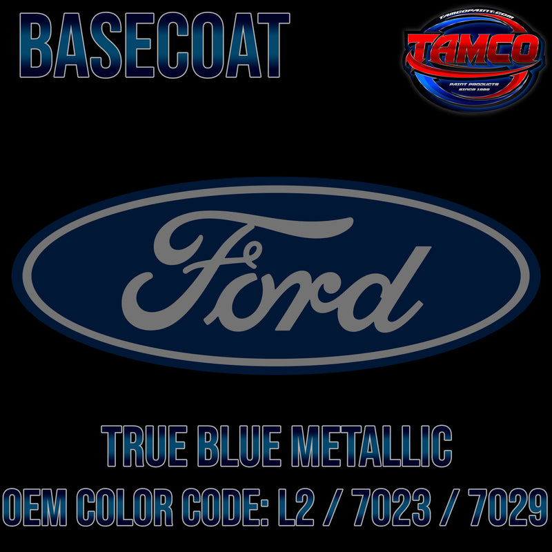 Ford True Blue Metallic | L2 / 7023 / 7029 | 2001-2013 | OEM Basecoat