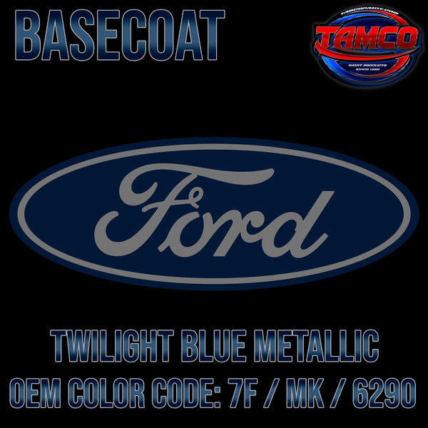 Ford Twilight Blue Metallic | 7F / MK / 6290 | 1988-1994 & 2001-2004 | OEM Basecoat