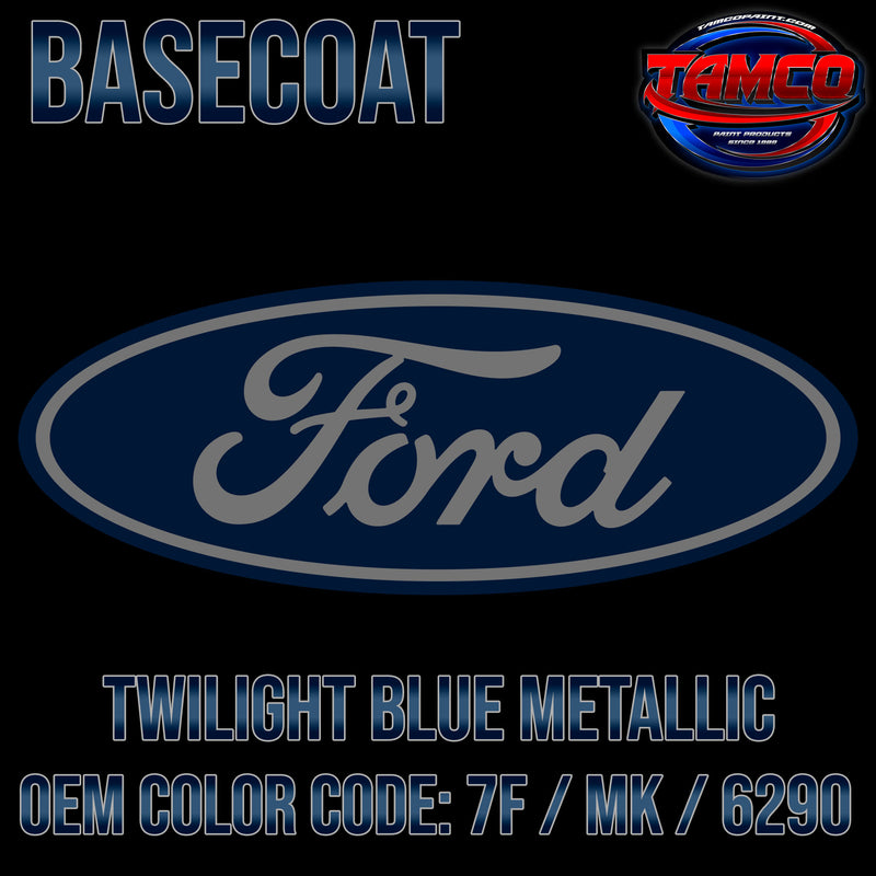 Ford Twilight Blue Metallic | 7F / MK / 6290 | 1988-1994 & 2001-2004 | OEM Basecoat