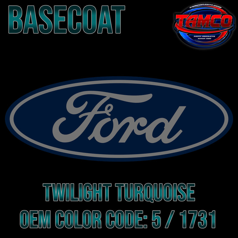 Ford Twilight Turquoise | 5 / 1731 | 1964-1965 | OEM Basecoat