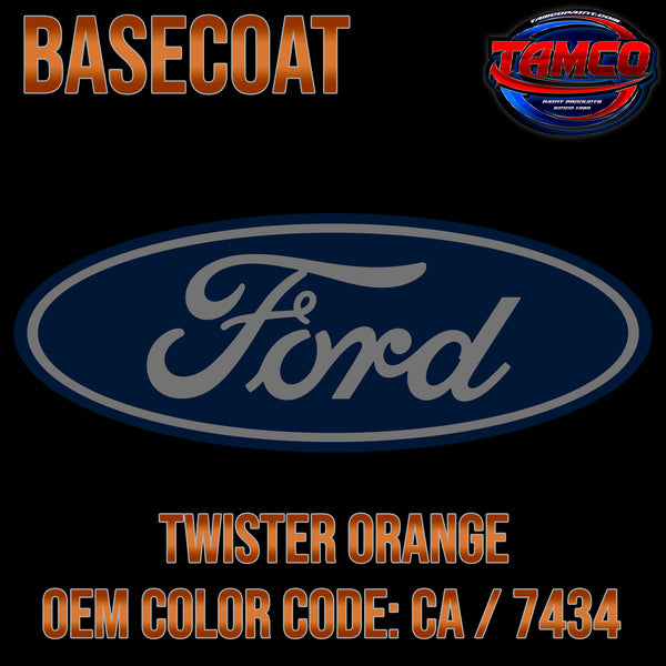 Ford Twister Orange | CA / 7434 | 2020-2021 | OEM Tri-Stage Basecoat