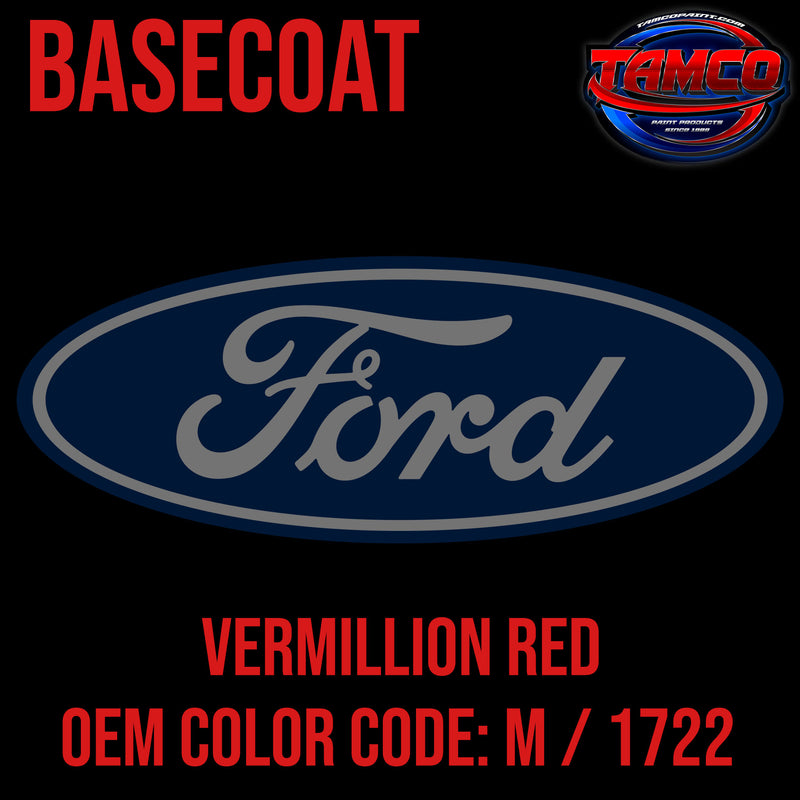 Ford Vermilion Red | M / 1722 | 1935-1956 | OEM Basecoat