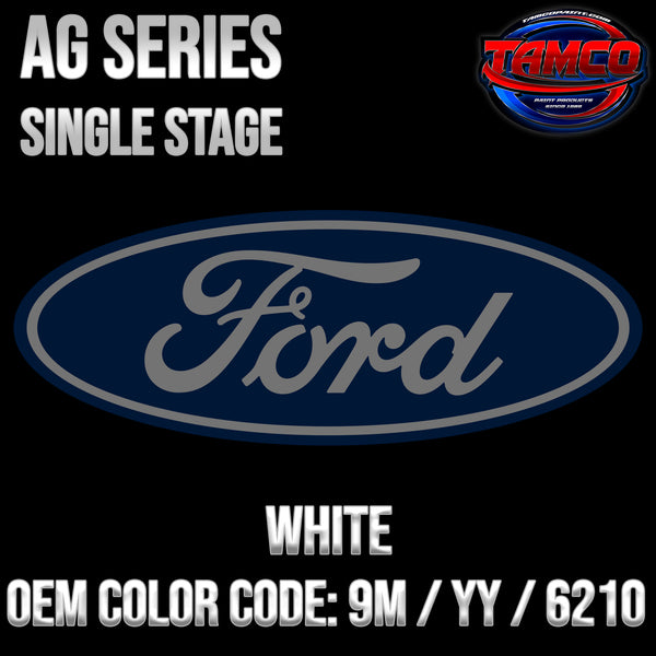Ford White | 9M / YY / 6210 | 1986-2002 | OEM AG Series Single Stage