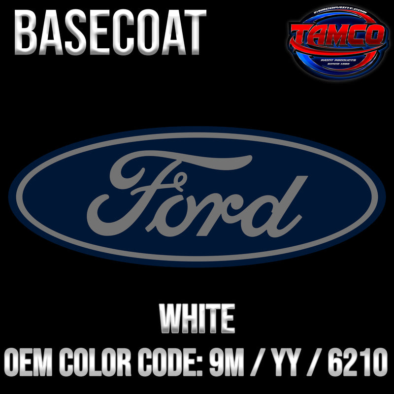 Ford White | 9M / YY / 6210 | 1986-2002 | OEM Basecoat