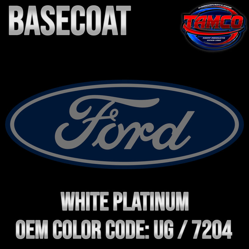Ford White Platinum Pearl | UG / 7204 | 2009-2022 | OEM Tri-Stage Basecoat