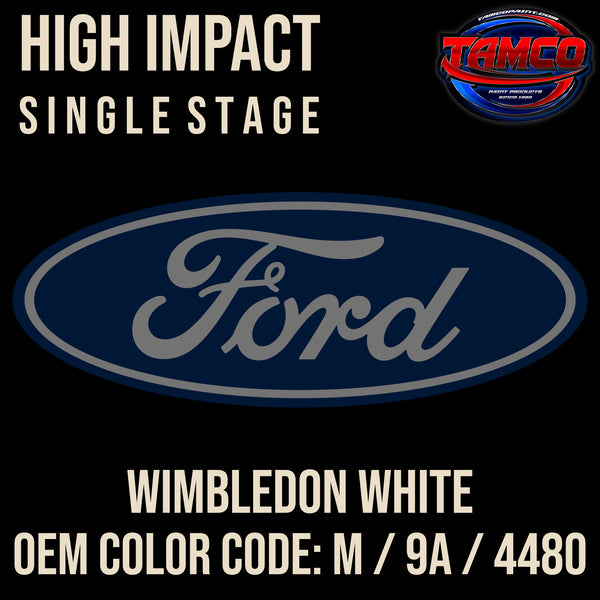 Ford Wimbledon White | M / 9A / 4480 | 1964-1966 | OEM High Impact Single Stage