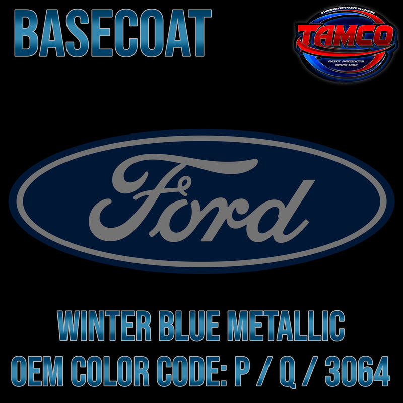 Ford Winter Blue Metallic | P / Q / 3064 | 1969;1971 | OEM Basecoat