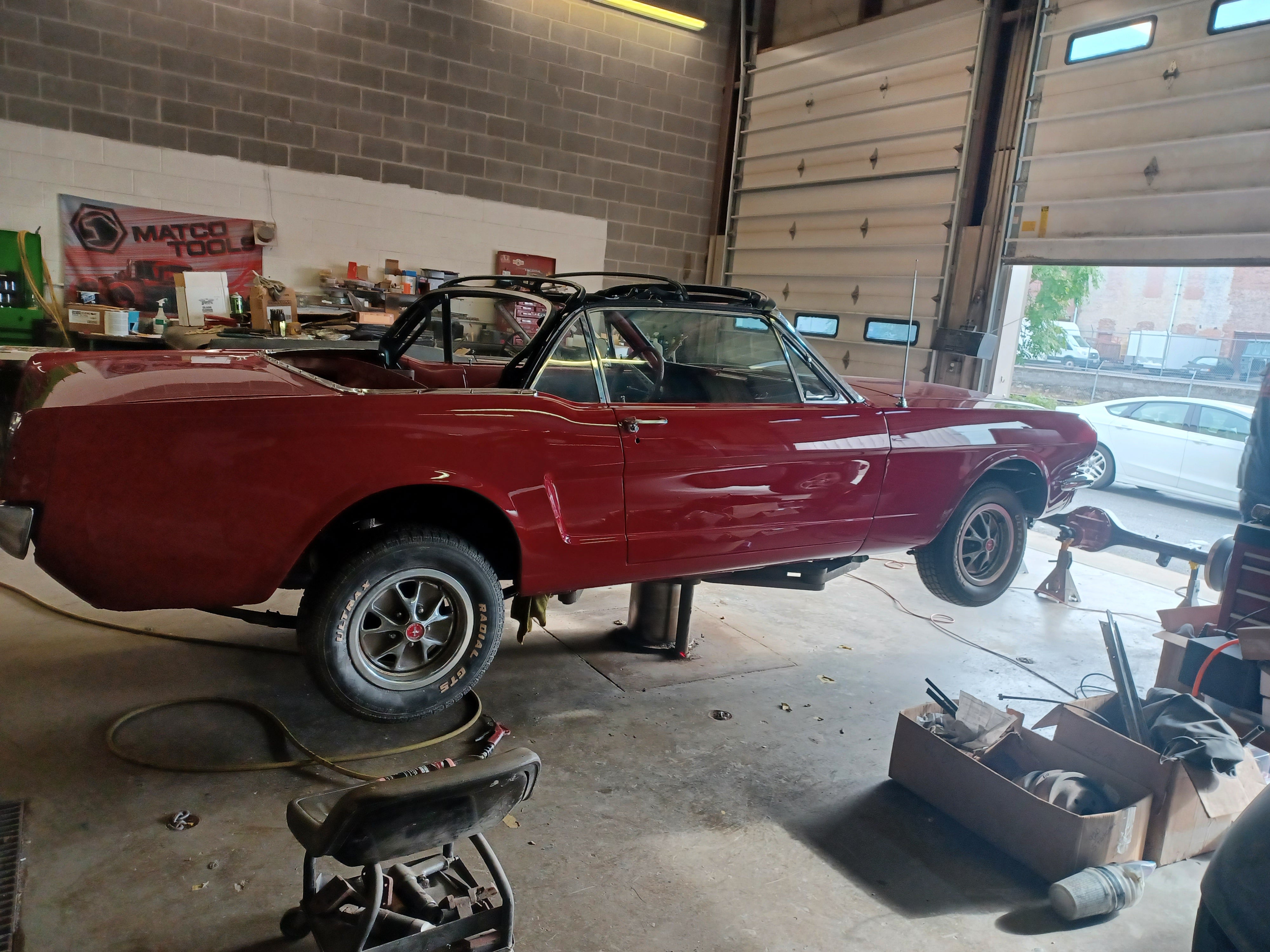 Ford Candy Apple Red Car