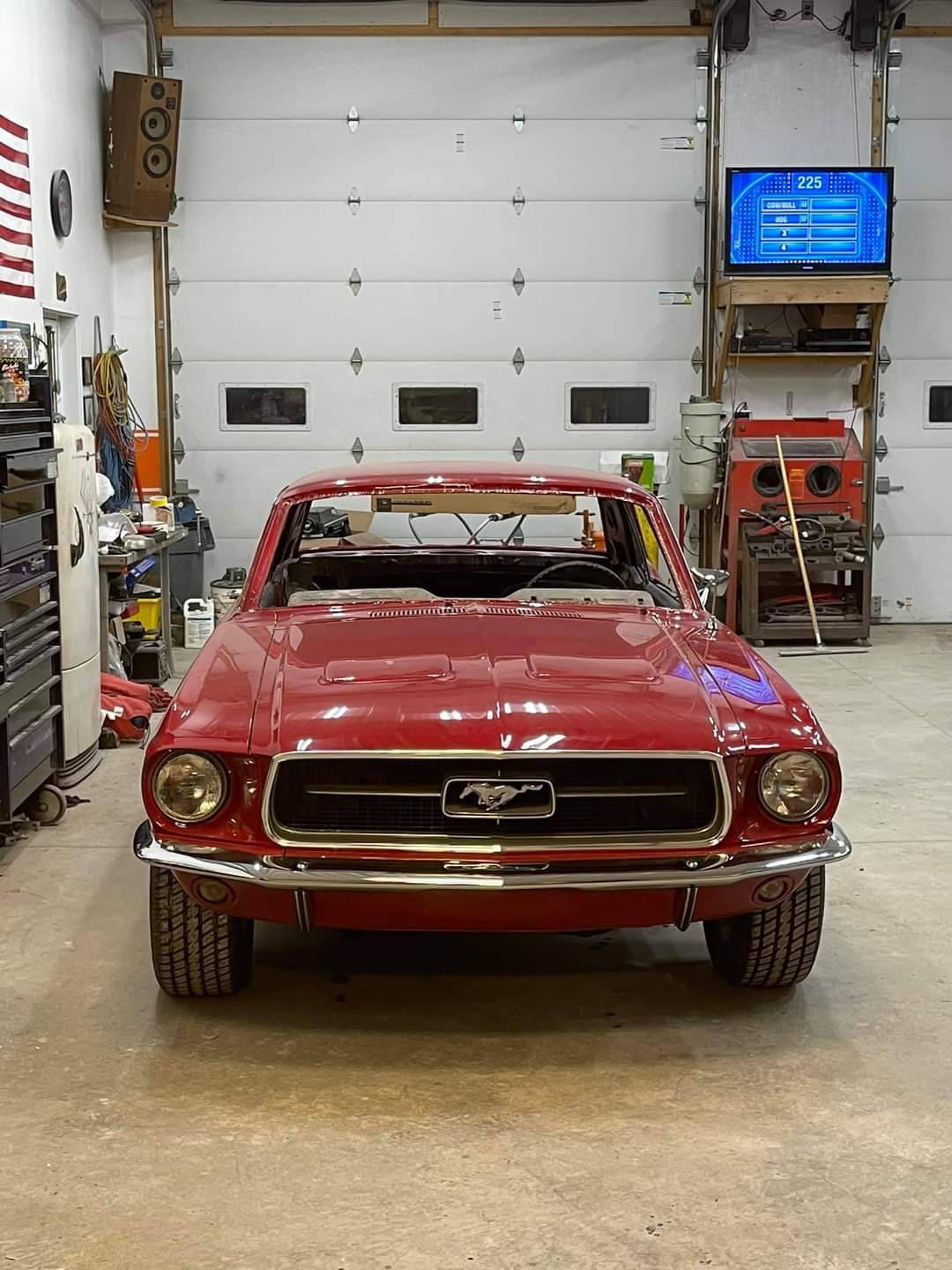 Ford Candy Apple Red Car