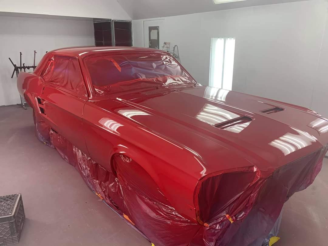 Ford Candy Apple Red Car