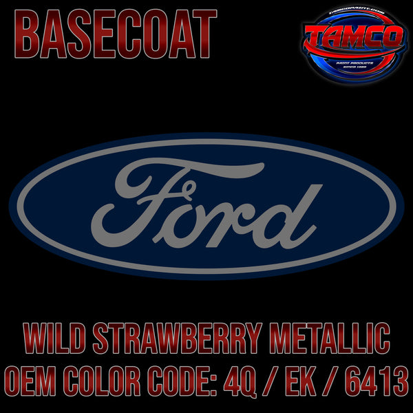 Ford Wild Strawberry Metallic | 4Q / EK / 6413 | 1989-1993 | OEM Basecoat