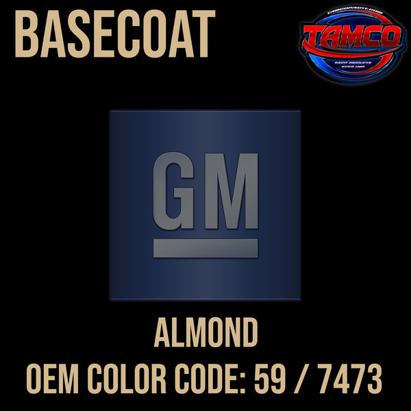 GM Almond | 59 / 7473 | 1982-1983 | OEM Basecoat