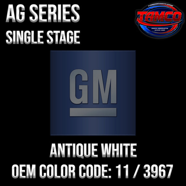 GM Antique White | 11 / 3967 | 1969-1990 | OEM AG Series Single Stage