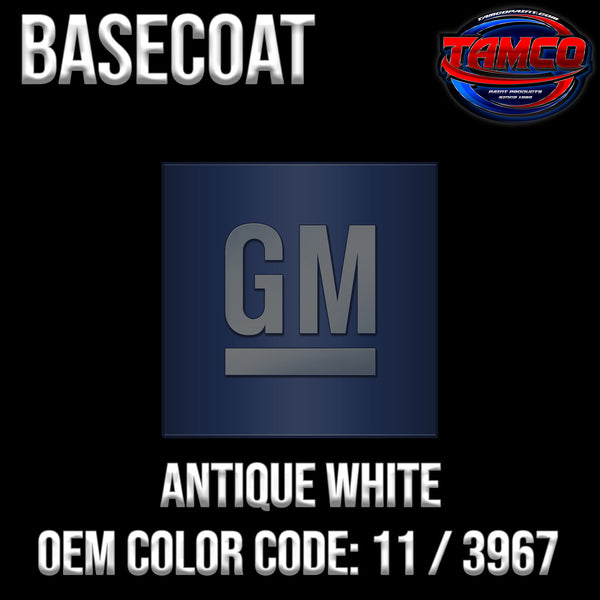 GM Antique White | 11 / 3967 | 1969-1990 | OEM Basecoat