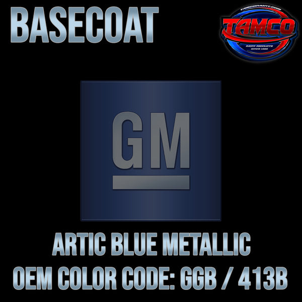 GM Arctic Blue Metallic | GGB / 413B | 2017-2018 | OEM Basecoat