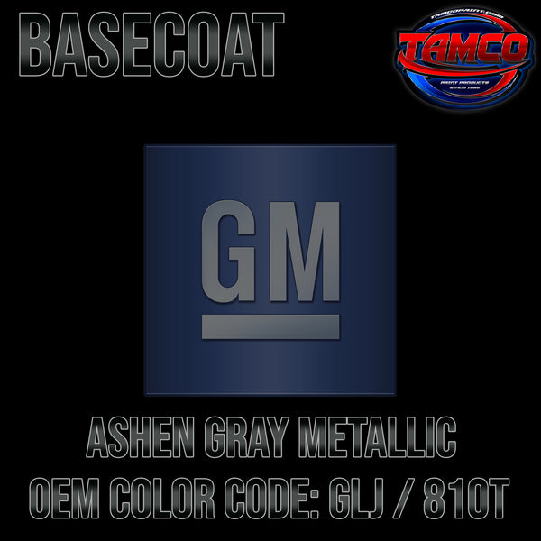 GM Ashen Gray Metallic | GLJ / 810T | 2012-2017 | OEM Basecoat