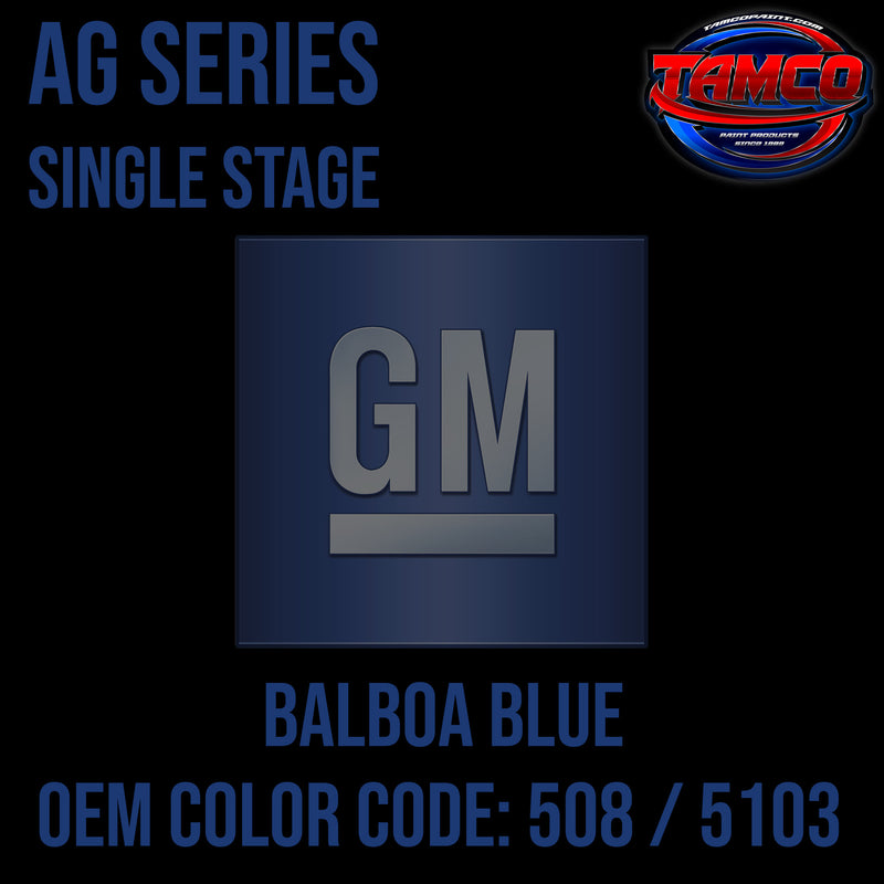 GM Balboa Blue | 508 / 5103 | 1959-1970 | OEM AG Series Single Stage