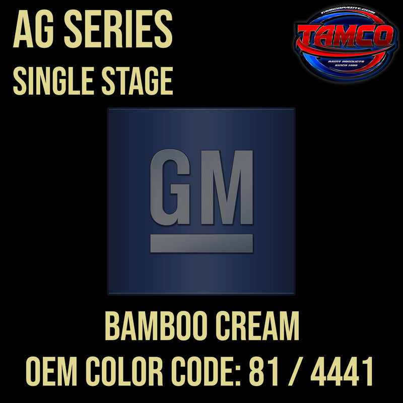 GM Bamboo Cream | 81 / 4441 | 1973 | OEM AG Series Single Stage
