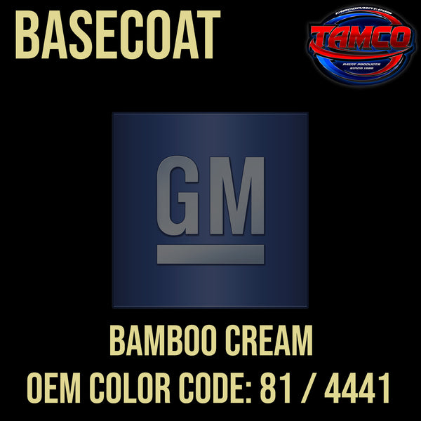 GM Bamboo Cream | 81 / 4441 | 1973 | OEM Basecoat