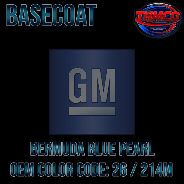 GM Bermuda Blue Pearl | 26 / 214M | 2005-2008 | OEM Basecoat