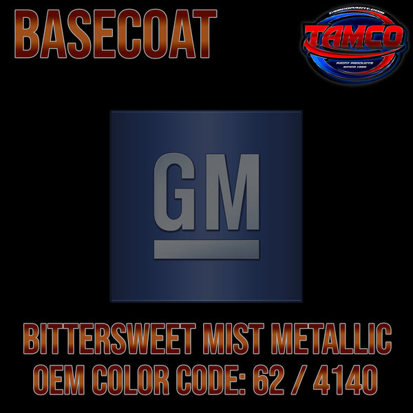 GM Bittersweet Mist Metallic | 62 / 4140 | 1971-1972 | OEM Basecoat