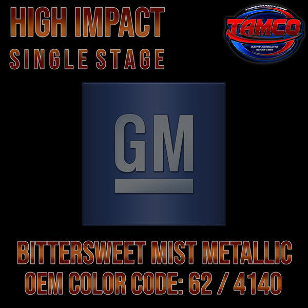 GM Bittersweet Mist Metallic | 62 / 4140 | 1971-1972 | OEM High Impact Single Stage