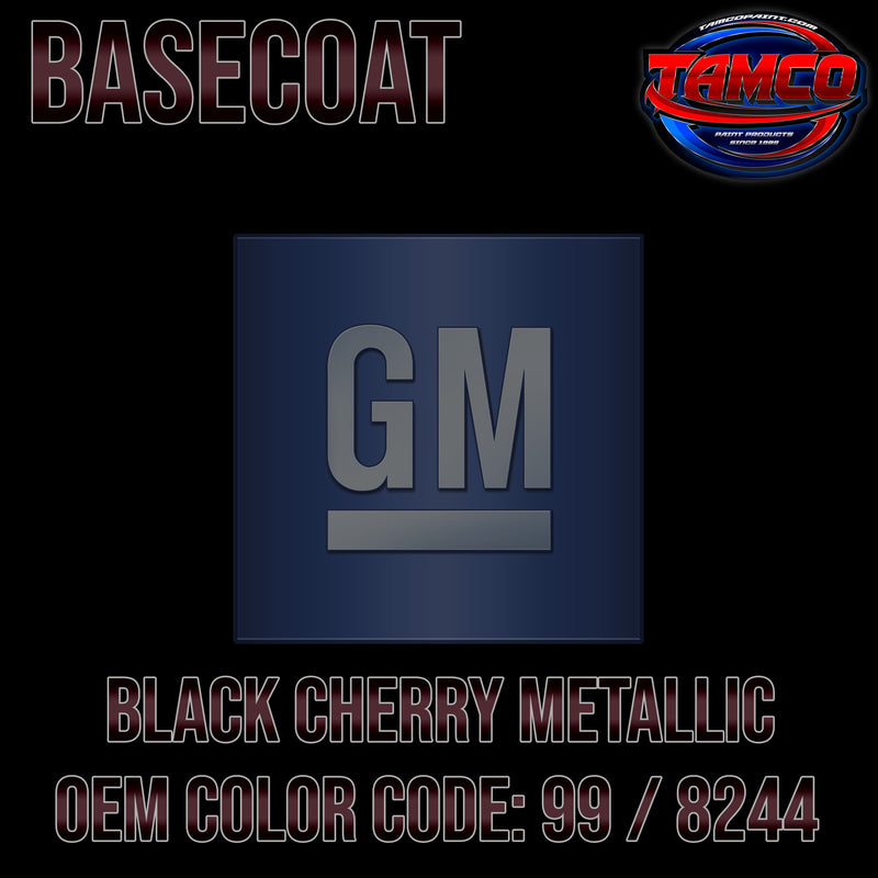 GM Black Cherry Metallic | 99 / 8244 | 1985-1986 | OEM Basecoat