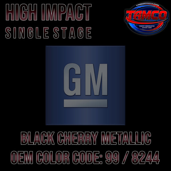 GM Black Cherry Metallic | 99 / 8244 | 1985-1986 | OEM High Impact Single Stage