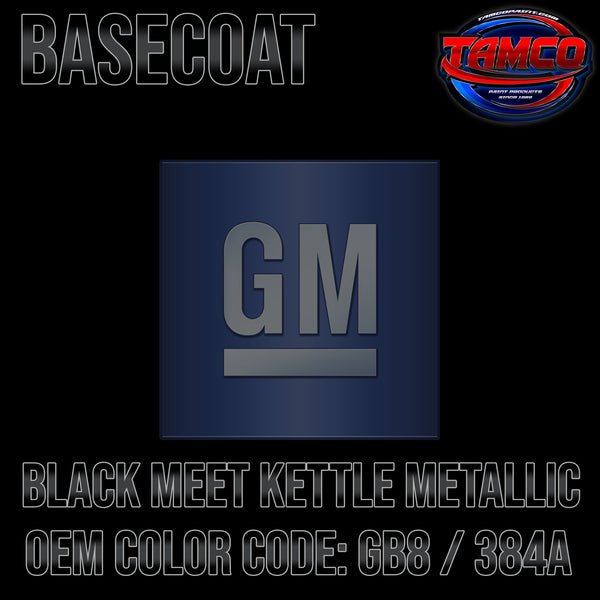 GM Black Meet Kettle Metallic | GB8 / 384A | 2016-2023 | OEM Basecoat