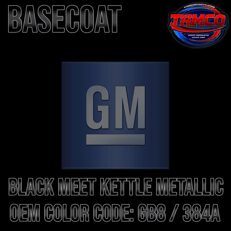 GM Black Meet Kettle Metallic | GB8 / 384A | 2016-2023 | OEM Basecoat
