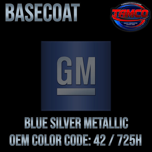 GM Blue Silver Metallic | 42 / 725H | 2001-2006 | OEM Basecoat