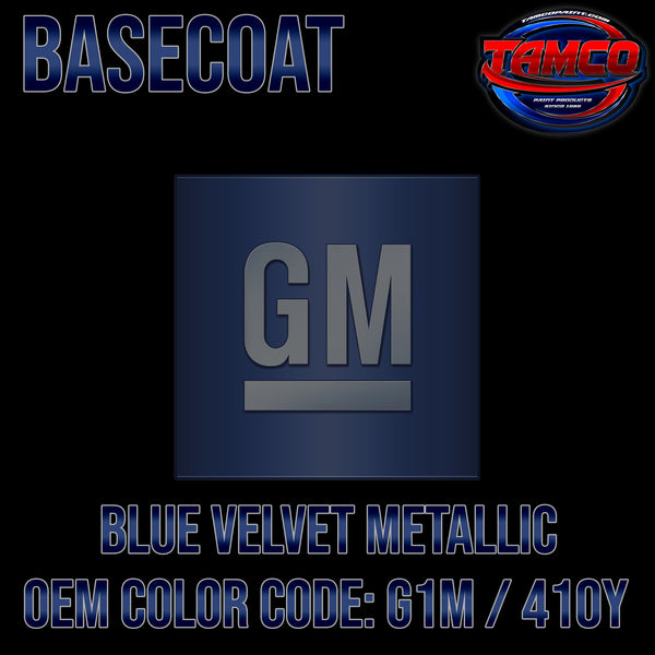 GM Blue Velvet Metallic | G1M / 410Y | 2015-2020 | OEM Basecoat