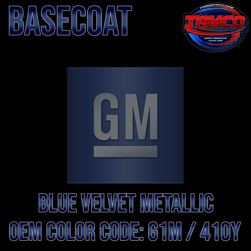 GM Blue Velvet Metallic | G1M / 410Y | 2015-2020 | OEM Basecoat