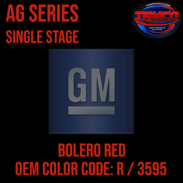GM Bolero Red | R / 3595 | 1967 | OEM AG Series Single Stage